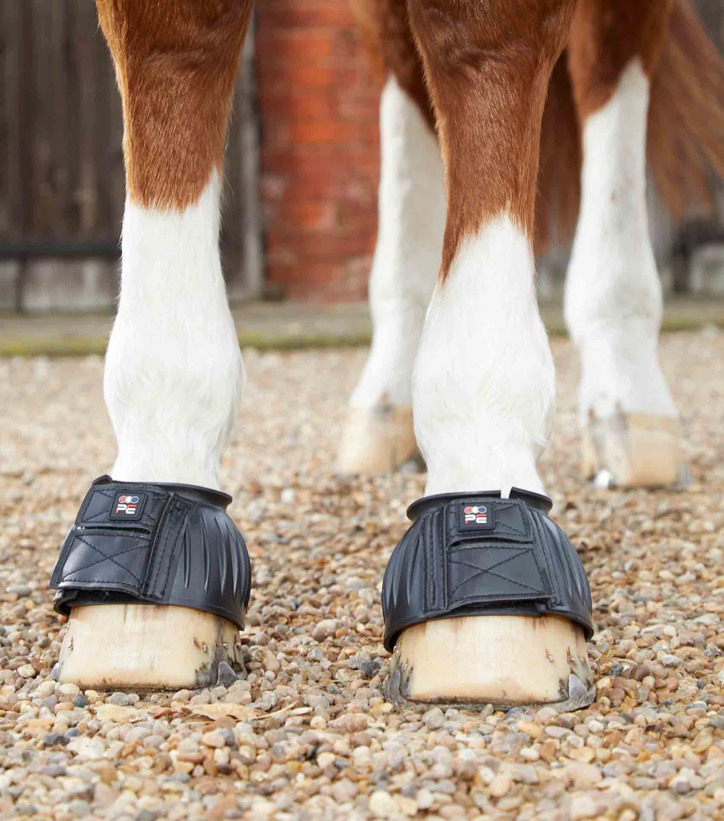 Premier Equine UK Rubber Bell Over Reach Boots - Black