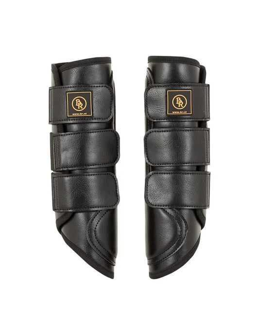 BR Equestrian Bailey Majestic Neoprene Leg Protectors - Black - Limited Edition