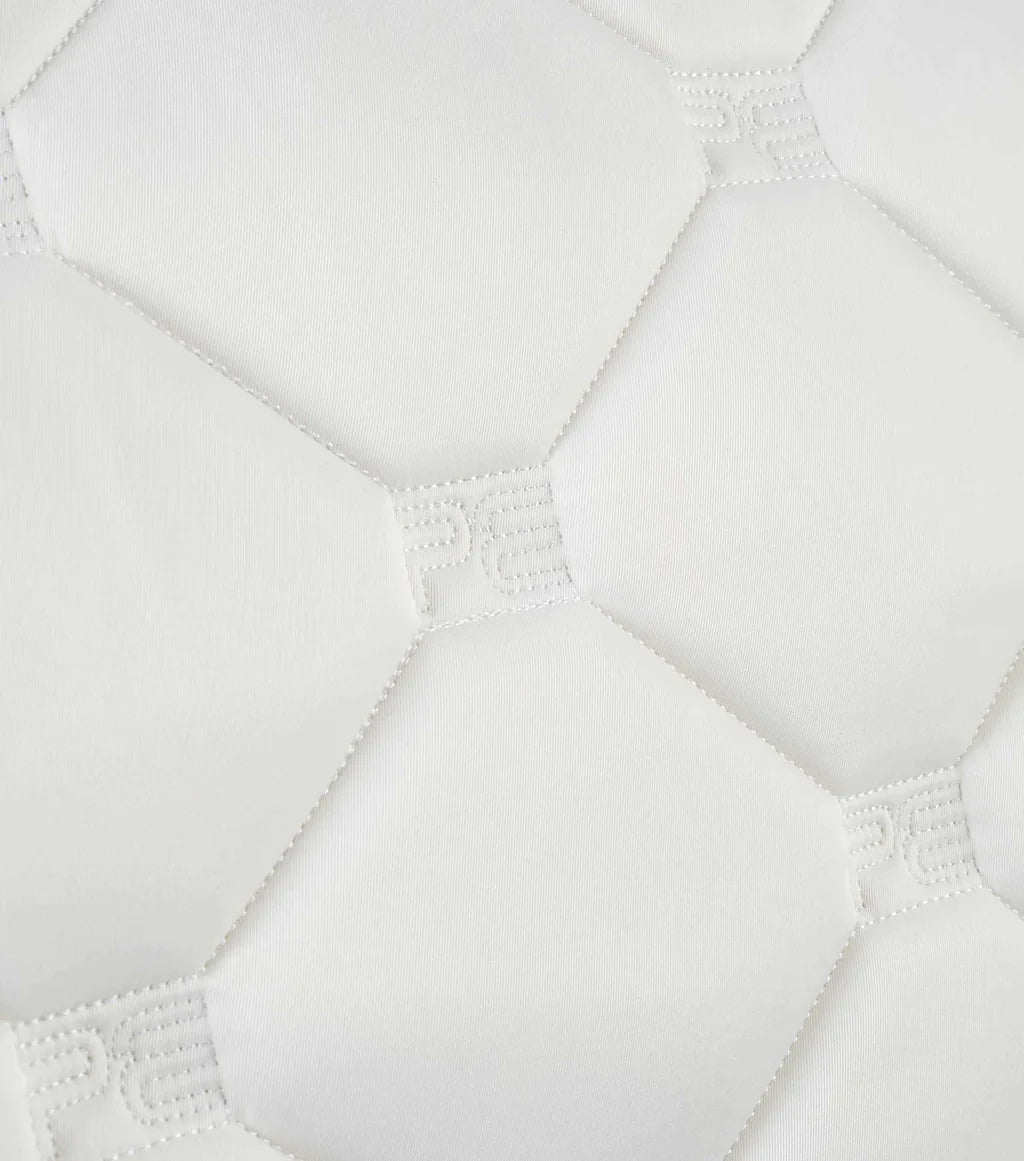 Premier Equine UK Saltare Close Contact Dressage Square Pad - White