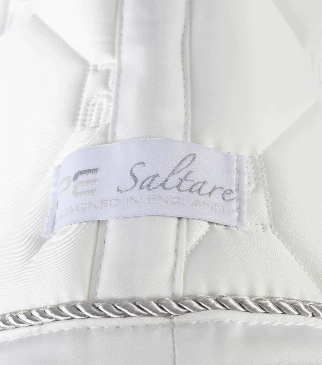 Premier Equine UK Saltare Close Contact Dressage Square Pad - White