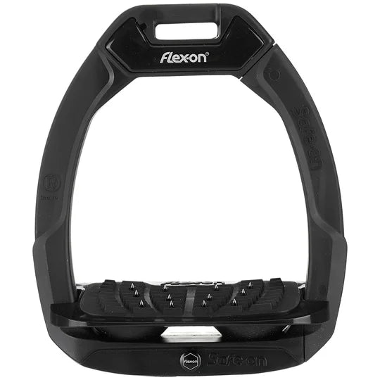 Flex-on Stirrups - Safe-on Black Inclined Ultra Grip Black Black