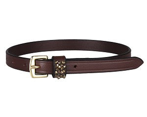 QHP Lupine Spur Straps - Brown