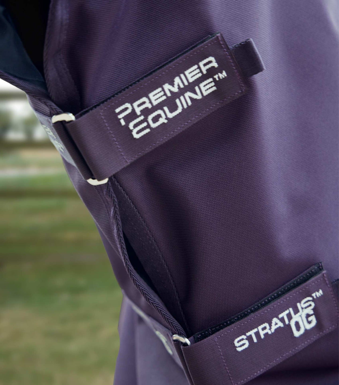 Premier Equine UK Stratus 1200 Series 0g Turnout Rug with Classic Neck Cover Purple - Special Order