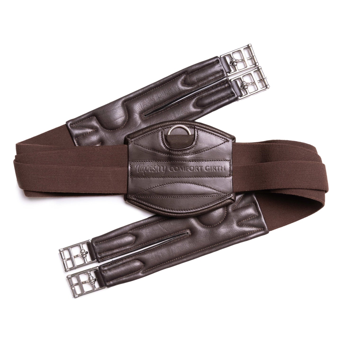 Tapestry Comfort English Long Girth- Havana - 52"