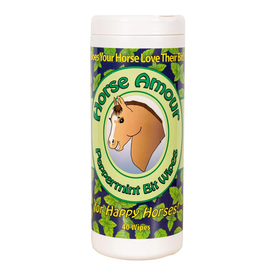 Horse Amour Bit Wipes-Peppermint