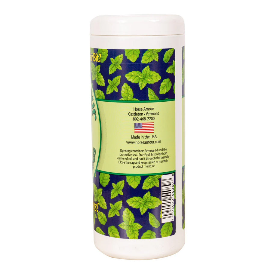 Horse Amour Bit Wipes-Peppermint