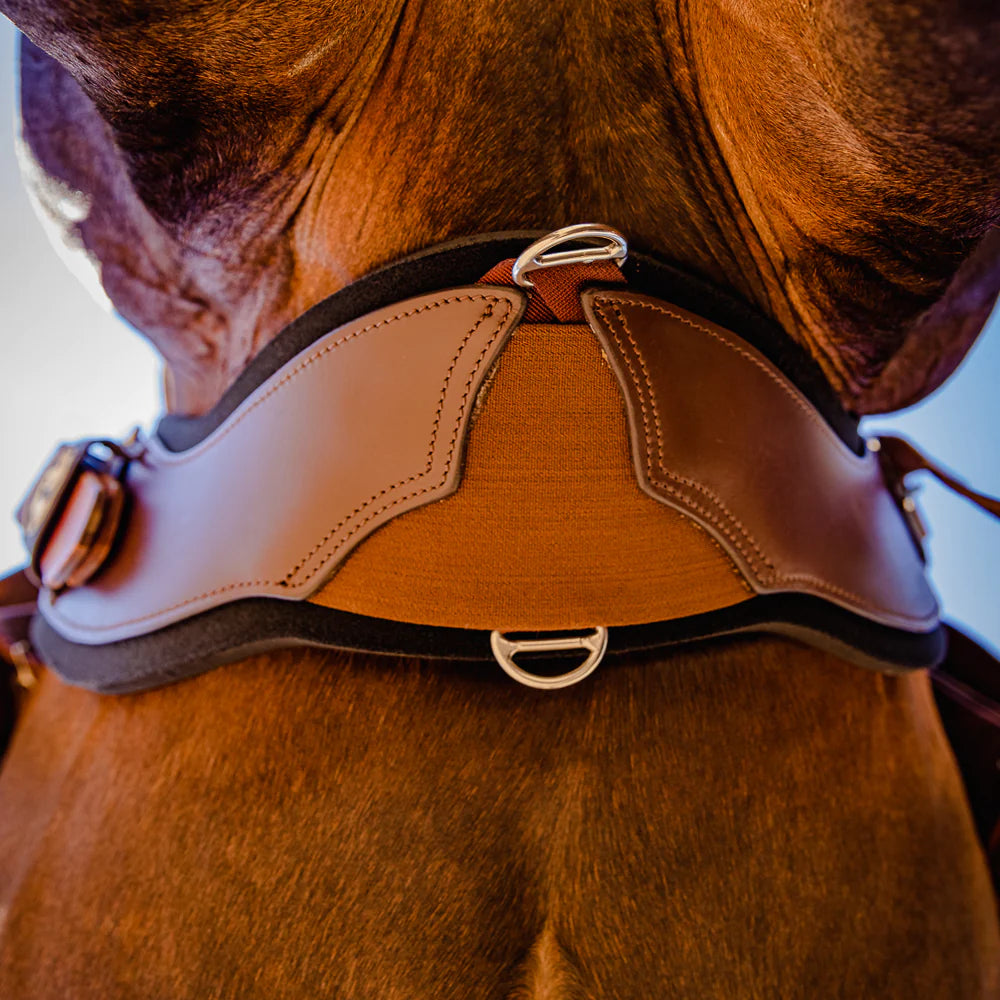 Total Saddle Fit - StretchTec Shoulder Relief Cinch - Western Cinch - Brown - 28"