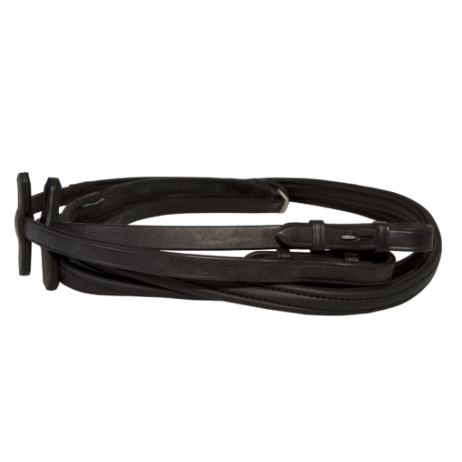 ThinLine English Reins with or without Stops - Black