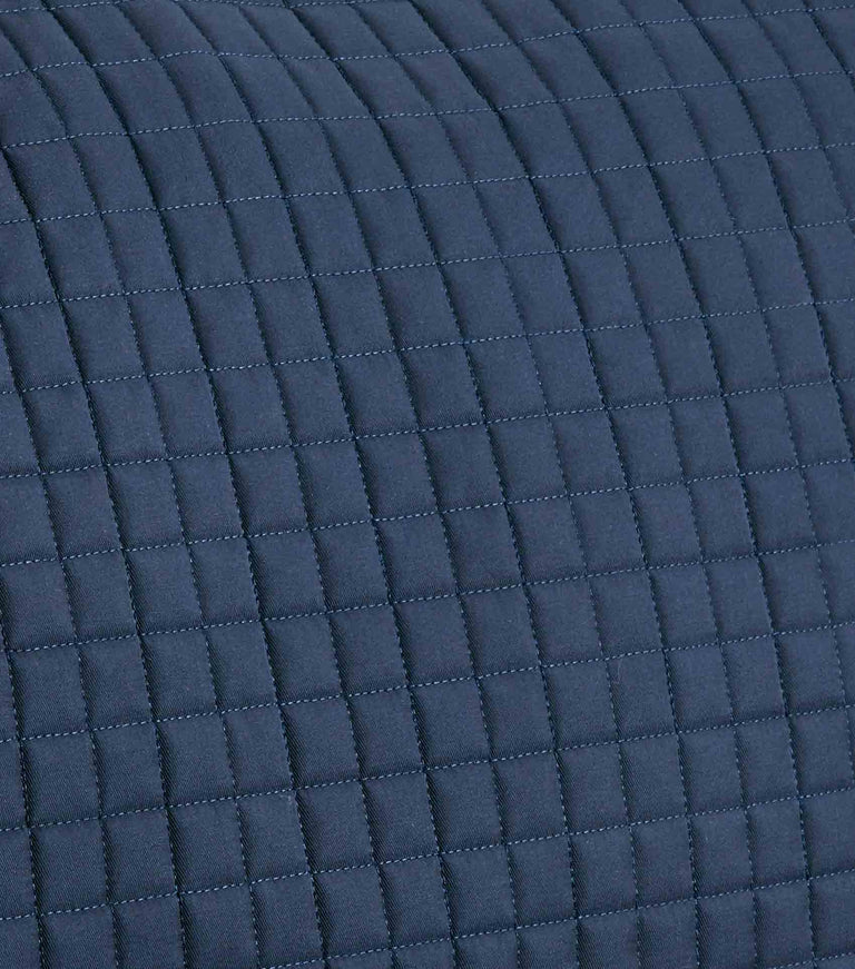 Premier Equine UK Saddle Pad Close Contact Euro Cotton Dressage Full Navy