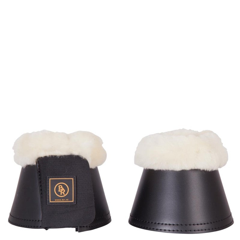 BR Over Reach Boots - Black with White Sheepskin