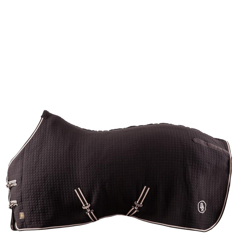 BR Clearance - BR Equestrian Sweat Rug Classic Breezer - Black 215cm/84"