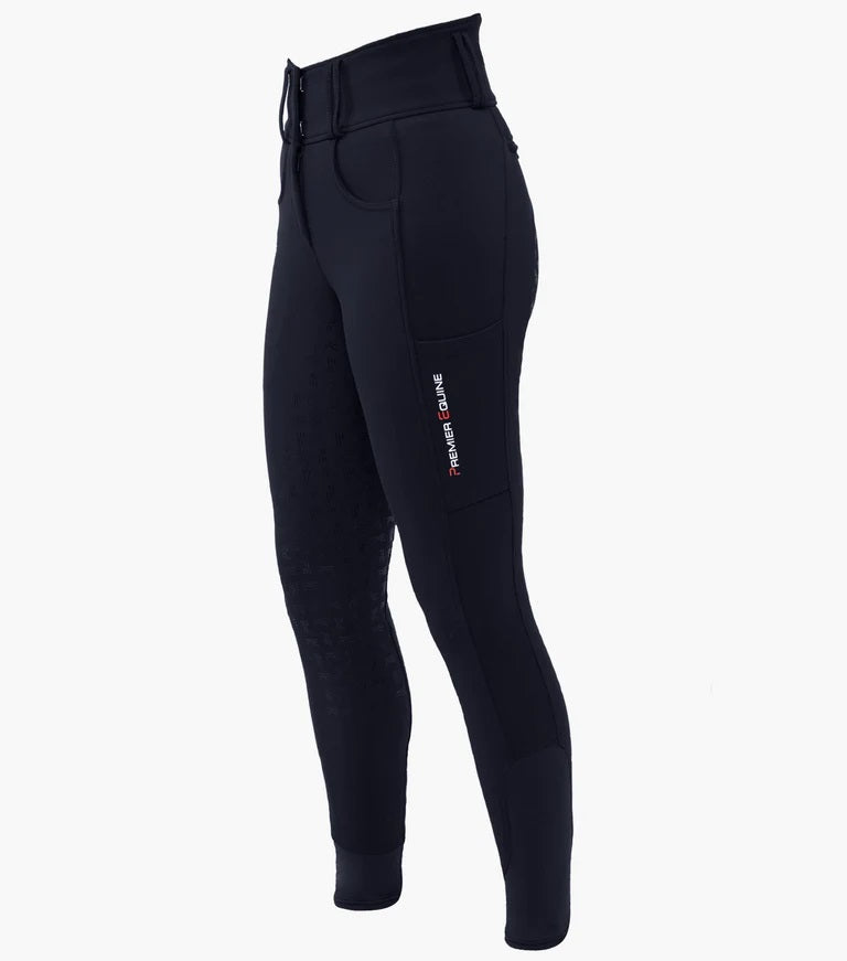 Premier Equine UK Coco II Ladies Gel Full Seat Riding Breeches Navy