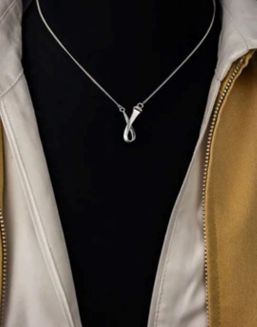 Designs by Loriece - Folded Horseshoe Nail Necklace