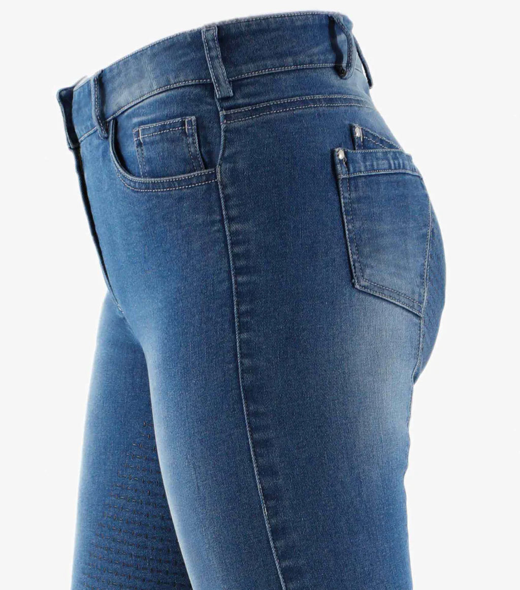 Premier Equine UK Gina Ladies Full Seat Denim Breeches