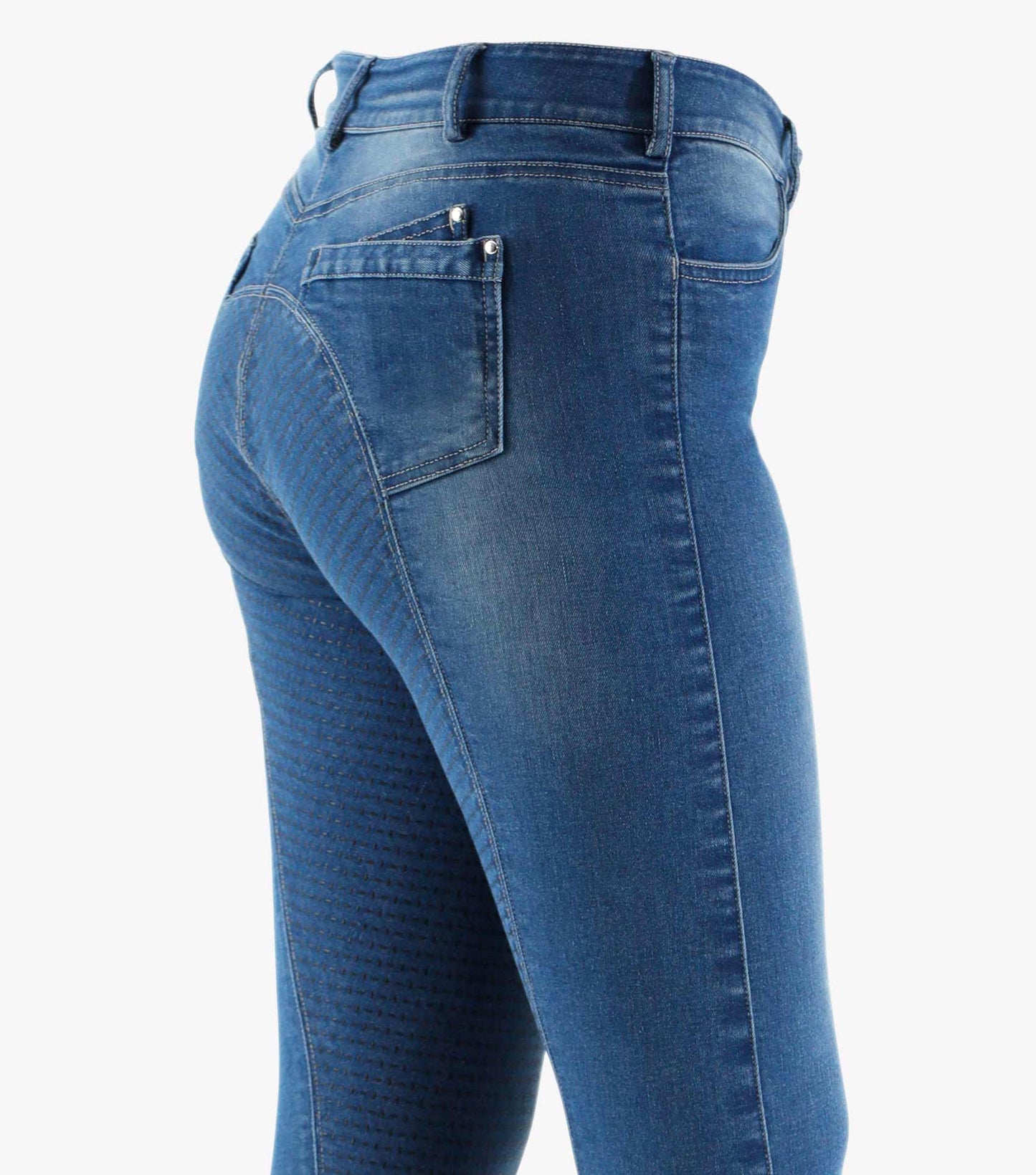 Premier Equine UK Gina Ladies Full Seat Denim Breeches