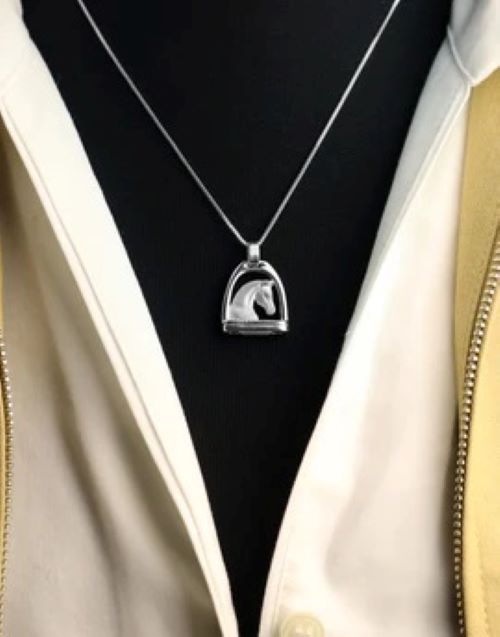 Designs by Loriece - Horse Head and Stirrup Necklace