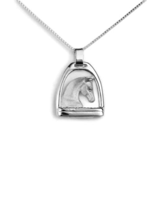 Designs by Loriece - Horse Head and Stirrup Necklace