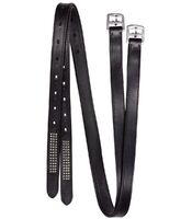 Waldhausen Silverstar Stirrup Leathers Black 150cm CLEARANCE