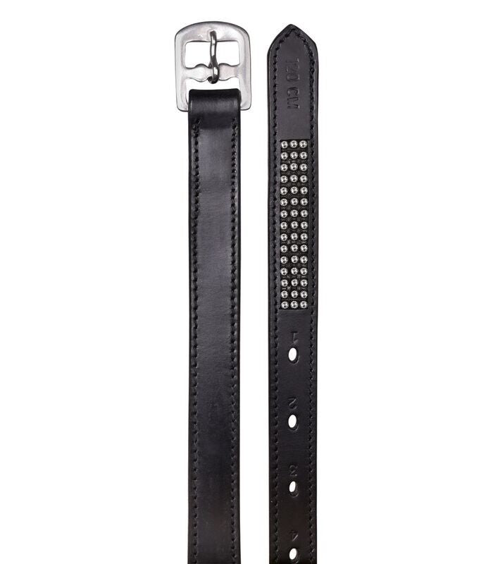 Waldhausen Silverstar Stirrup Leathers Black 150cm CLEARANCE