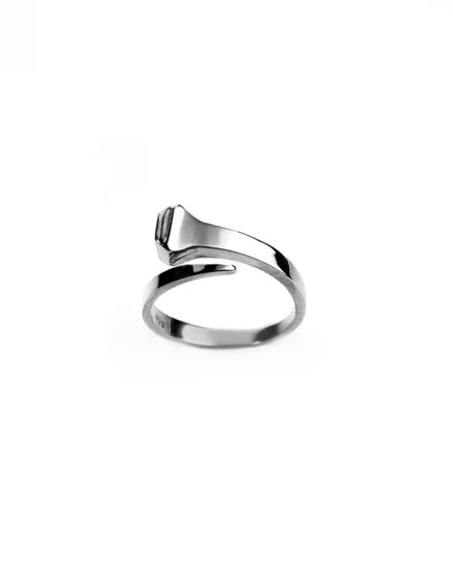 Designs by Loriece - Adjustable Horseshoe Nail Ring - Size 6.5