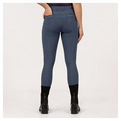 BR Riding Breeches Cheyenne Ladies Silicone Seat - Navy Sky Euro 36 Limited Edition