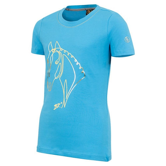 BR Equitation 4-EH Rowin T-Shirt Blithe - Limited Edition Children's Size 14 Clearance