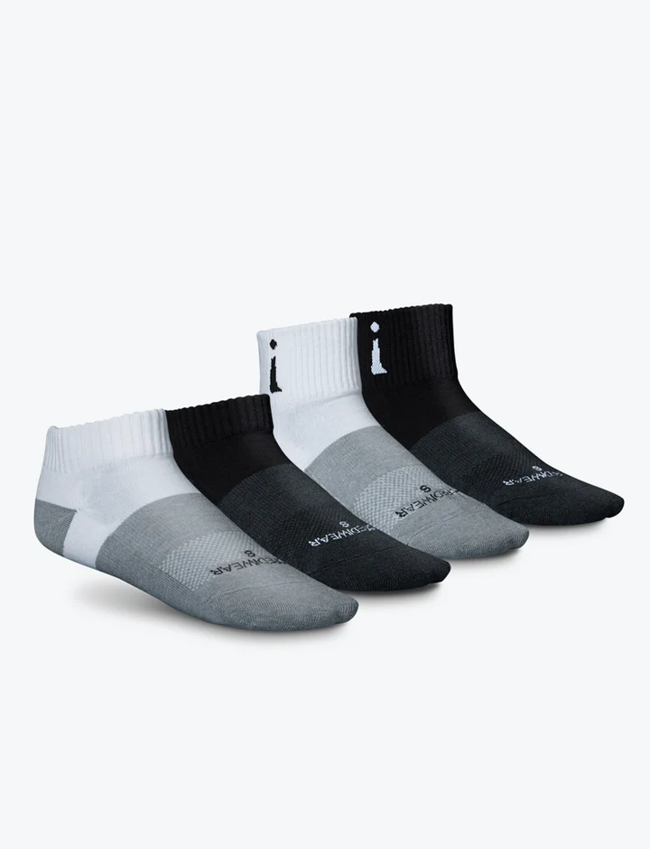 Incrediwear Active Socks - Quarter Cut
