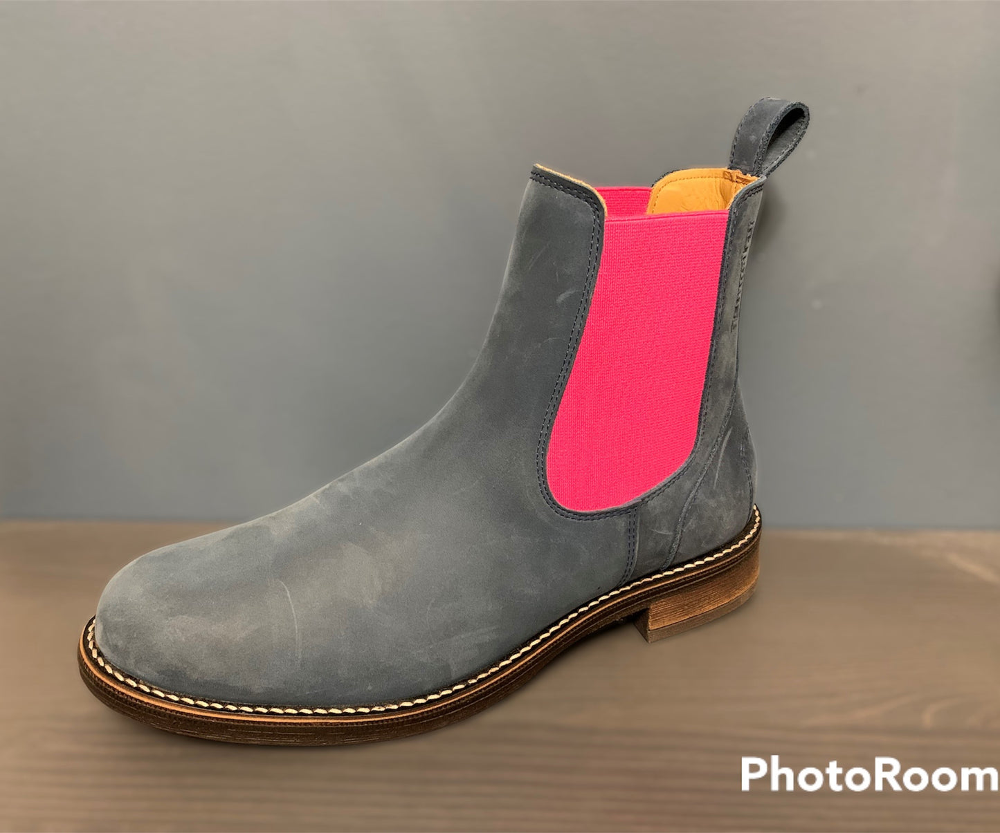 Kingsley Amsterdam Boot 38 Gaucho Navy/Fuchsia Elastic