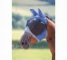Shires Deluxe Fly Mask with Nose Fringe Clearance!