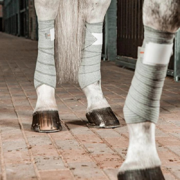 Incrediwear Equine Circulation Exercise Bandages Grey - One pair - Horse/Pony Sizes