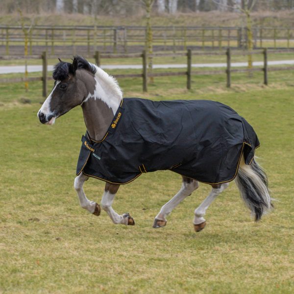 Bucas Irish Turnout 0gr Rain sheet Black & Gold