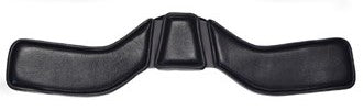 Total Saddle Fit Stretch Tec Shoulder Relief Liner for Dressage Girth™ Leather Black 22"