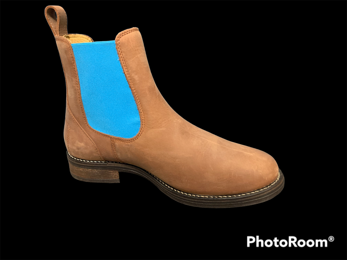 Kingsley Amsterdam Boot 39 Gaucho Chestnut/Royal Blue Elastic