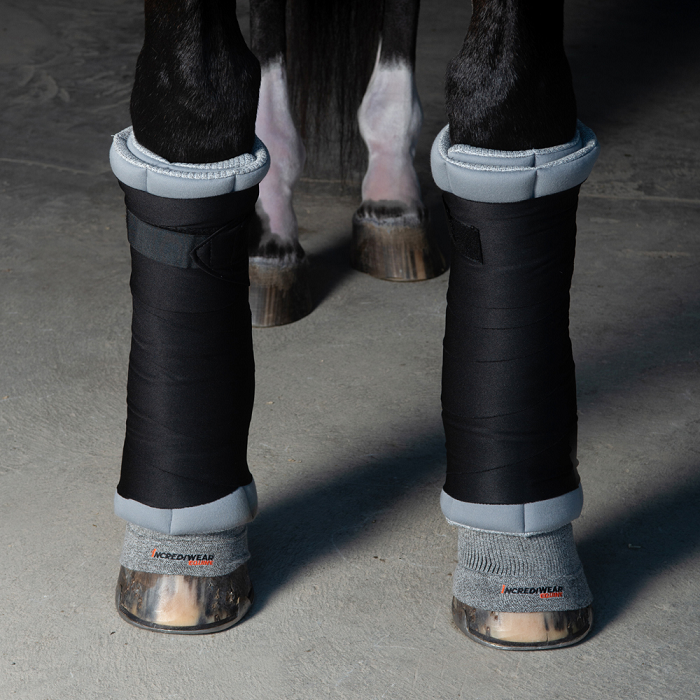 Incrediwear Equine Circulation Standing Wraps - Pair - GREY