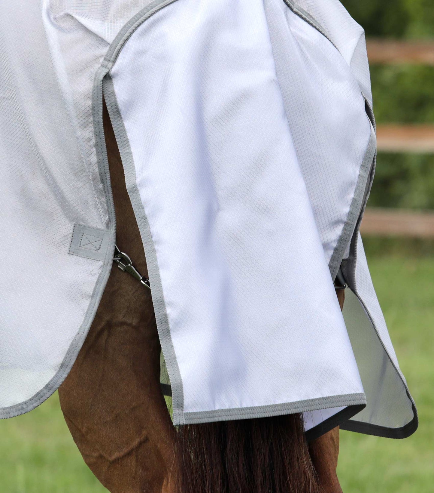 Premier Equine UK Super Lite Fly Rug with Surcingles - Silver