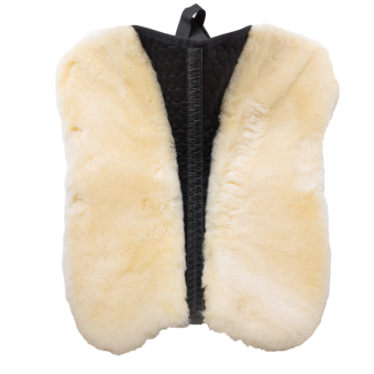 Werner Christ Sheepskin Half Pad Ultra XH WB - High Wither (spine free) Black/Natural