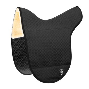 Werner Christ Champ Sheepskin Saddle Pad (for Premium Plus Sheepskin Bareback Pad High Whither Model) Black/Natural WB
