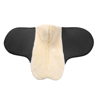 Werner Christ Champ Sheepskin Saddle Pad (for Premium Plus Sheepskin Bareback Pad High Whither Model) Black/Natural WB