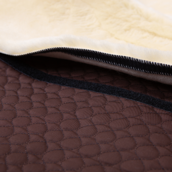 Werner Christ Champ Sheepskin Saddle Pad (for Iberica Plus Sheepskin Bareback Pad) Brown/Natural - Full