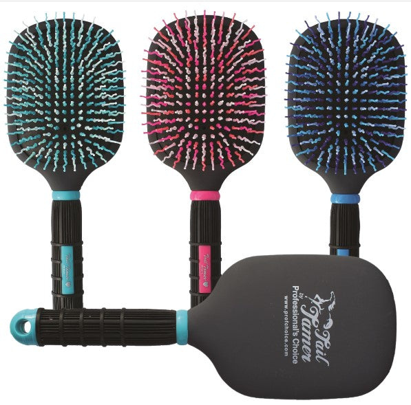 Professional's Choice TAIL TAMER PADDLE BRUSH - Teal