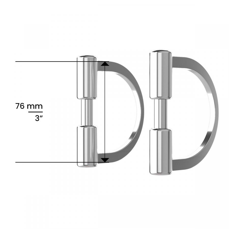 Winderen D-ring - Cheek Pieces Only