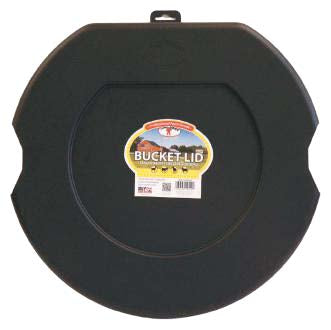 DuraFlex - 20 Quart Flat Back Bucket Lid - Black