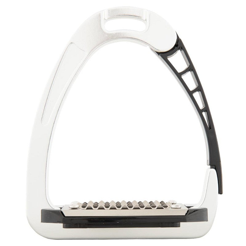 BR Acavallo Arena Alupro Aluminum/Black Safety Stirrups Size 12cm