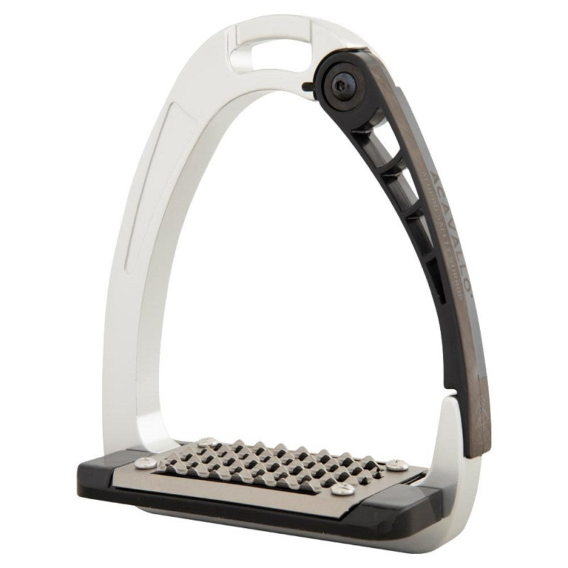 BR Acavallo Arena Alupro Aluminum/Black Safety Stirrups Size 12cm