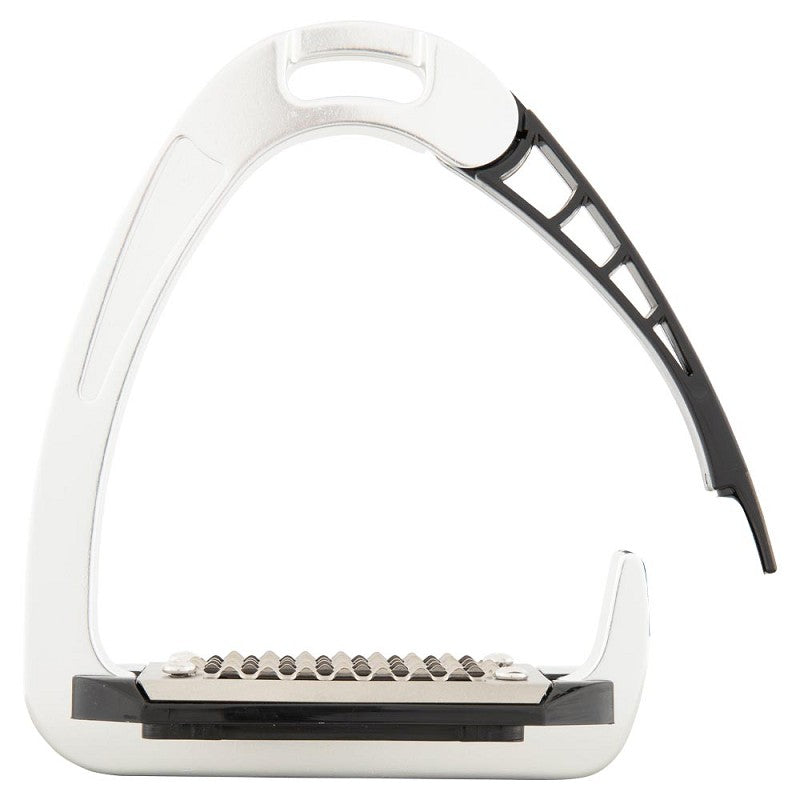 BR Acavallo Arena Alupro Aluminum/Black Safety Stirrups Size 12cm