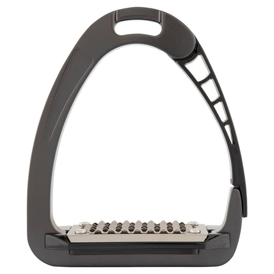 BR Clearance - BR Acavallo Arena Alupro Safety Stirrups - Charcoal - 12cm