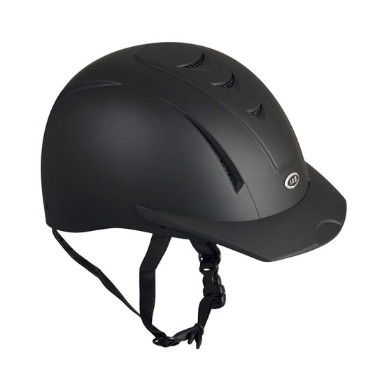 Equi Pro Helmet, Matte finish - Black - Med/Large (7-7 3/8")