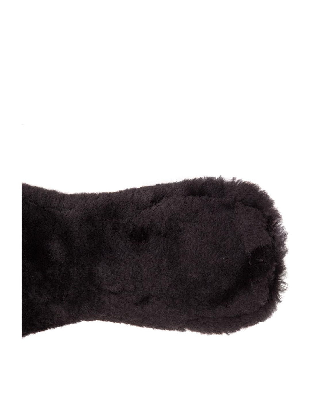 BR Clearance - BR Girth Dressage Sheepskin - Black/Black 60cm reg $185.00