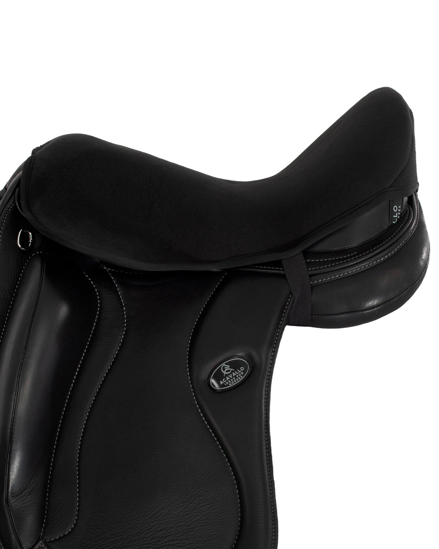 BR Clearance - Acavallo Soft Gel Dressage Seat Saver Dri-Lex Round by BR - Black - Medium Reg. $249