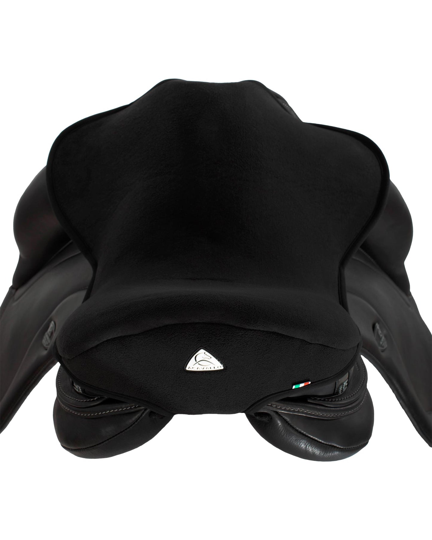 BR Clearance - Acavallo Soft Gel Dressage Seat Saver Dri-Lex Round by BR - Black - Medium Reg. $249